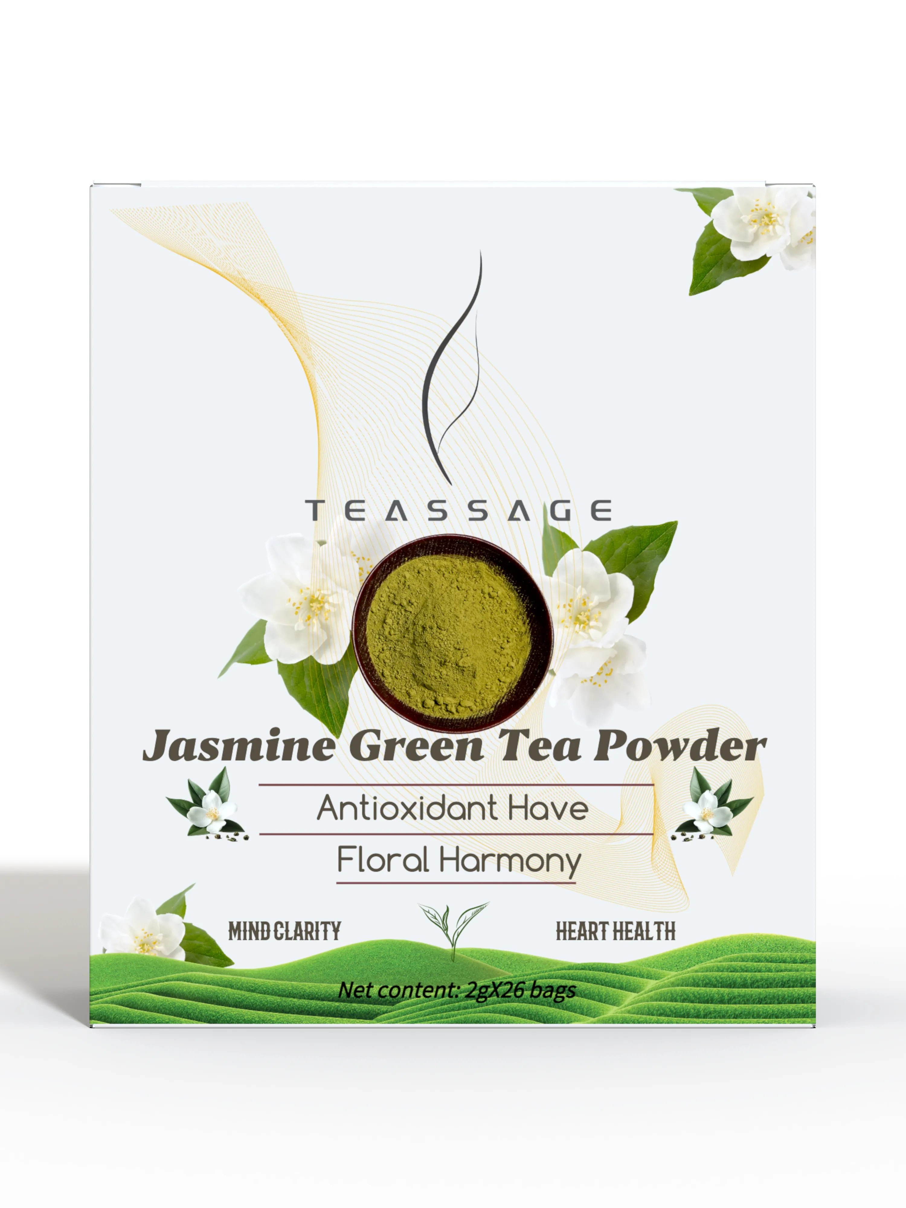 Green Tea and Jasmine Powder